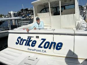 2005 Tiara 3800 Express Boat Lettering from Randolph P, CA